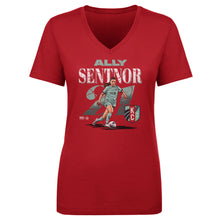 Load image into Gallery viewer, Ally Sentnor Kansas City Current Cracked Number WHT
