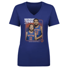 Load image into Gallery viewer, Jalen Brunson &amp; Karl-Anthony Towns New York Knicks Step Brothers WHT
