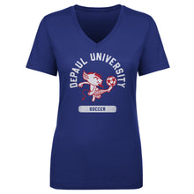 Load image into Gallery viewer, DePaul Blue Demons Mascot Soccer WHT
