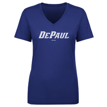 Load image into Gallery viewer, DePaul Blue Demons Wordmark White WHT
