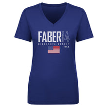 Load image into Gallery viewer, Brock Faber Minnesota USA Elite WHT
