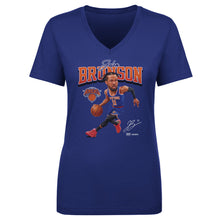 Load image into Gallery viewer, Jalen Brunson New York Knicks Caricature WHT
