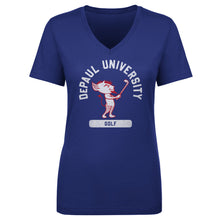 Load image into Gallery viewer, DePaul Blue Demons Mascot Golf WHT
