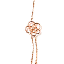 Load image into Gallery viewer, 18K Rose Gold 1/2 Cttw Diamond and Freshwater Pearl Double Strand Station Necklace  (G-H Color, SI1-SI2 Clarity) - Adjustable up to 16" to 20"
