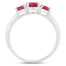Load image into Gallery viewer, 1.15 Carat Genuine Ruby 14K White Gold Ring
