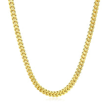 Load image into Gallery viewer, 3.2mm 14k Yellow Gold Square Franco Chain
