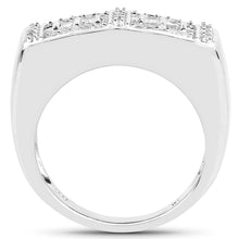 Load image into Gallery viewer, 14K Yellow Gold Plated 0.19 Carat Genuine White Diamond .925 Sterling Silver Ring
