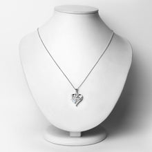 Load image into Gallery viewer, 0.54 Carat Genuine Blue Topaz and White Topaz .925 Sterling Silver Pendant
