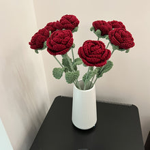 Load image into Gallery viewer, 1pc Artificial Flower, Living Room Decoration, Table Rose, Single Bouquet, Wedding Fake Flower, Dried Flower Ornament, High-End Floral Arrangement Decor
