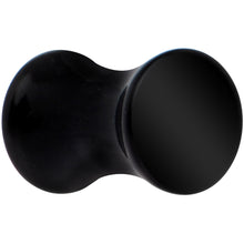 Load image into Gallery viewer, Black UV Acrylic Saddle Plug Set 5mm to 25mm
