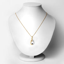 Load image into Gallery viewer, 0.19 Carat Genuine Blue Sapphire .925 Sterling Silver Pendant

