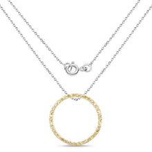 Load image into Gallery viewer, 0.30 Carat Genuine Diamond Yellow .925 Sterling Silver Pendant
