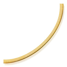 Load image into Gallery viewer, 6.0mm 14k Two Tone Gold Reversible Omega Necklace
