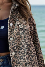 Load image into Gallery viewer, Lightweight Leopard Button Down Long Sleeve Jacket Bold &amp; Trendy Luxury Print Outerwear

