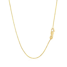 Load image into Gallery viewer, 14k Yellow Gold Round Snake Chain 0.7mm
