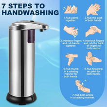 Load image into Gallery viewer, Stainless Steel Automatic Soap Dispenser
