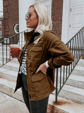 Load image into Gallery viewer, Retro Pocketed Long Sleeve Zip-Up Jacket Lightweight &amp; Stylish Outerwear for Everyday Wear
