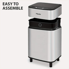 Load image into Gallery viewer, Automatic Stainless Steel Sensor Trash Can – Hands-free Quiet Close &amp; Odor-Control System
