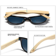 Load image into Gallery viewer, Luxury Brand New Fashion Bamboo Handmade Classic Men Sunglasses Retro Vintage Women Wood Sunglasses UV400 Eyewear Gafas De Sol
