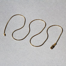 Load image into Gallery viewer, 14k Yellow Gold Round Snake Chain 0.9mm
