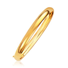 Load image into Gallery viewer, Classic Bangle in 14k Yellow Gold (6.0mm)

