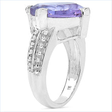 Load image into Gallery viewer, 10.30 Carat Genuine Amethyst .925 Sterling Silver Ring
