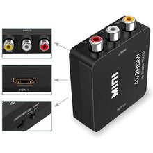 Load image into Gallery viewer, ABLEWE 1080P Mini RCA Composite CVBS Video Audio Converter Adapter
