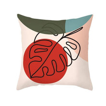 Load image into Gallery viewer, Abstract Line Drawing Cushion Case Modern Abstract Painting Pillow Case Beautiful Art Cushion Covers Art Sofa Pillows Case Livingroom Decorative Pillow 45x45CM
