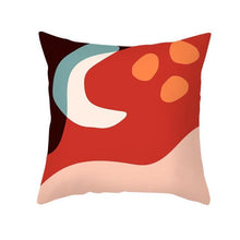 Load image into Gallery viewer, Abstract Line Drawing Cushion Case Modern Abstract Painting Pillow Case Beautiful Art Cushion Covers Art Sofa Pillows Case Livingroom Decorative Pillow 45x45CM
