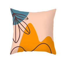 Load image into Gallery viewer, Abstract Line Drawing Cushion Case Modern Abstract Painting Pillow Case Beautiful Art Cushion Covers Art Sofa Pillows Case Livingroom Decorative Pillow 45x45CM
