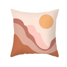 Load image into Gallery viewer, Abstract Line Drawing Cushion Case Modern Abstract Painting Pillow Case Beautiful Art Cushion Covers Art Sofa Pillows Case Livingroom Decorative Pillow 45x45CM

