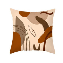 Load image into Gallery viewer, Abstract Line Drawing Cushion Case Modern Abstract Painting Pillow Case Beautiful Art Cushion Covers Art Sofa Pillows Case Livingroom Decorative Pillow 45x45CM
