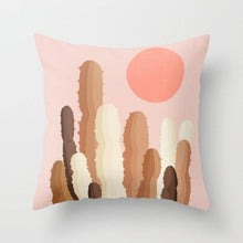 Load image into Gallery viewer, Abstract Line Drawing Cushion Case Modern Abstract Painting Pillow Case Beautiful Art Cushion Covers Art Sofa Pillows Case Livingroom Decorative Pillow 45x45CM
