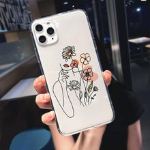 Load image into Gallery viewer, Abstract Soft Unique Silicon Phone Case For iPhone 14 13 Pro Max 12 Pro Luxury Clear Transparent Charming Silicone Protective Lightweight Ultra Thin Cover Pattern Printed  Back Cover

