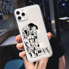 Load image into Gallery viewer, Abstract Soft Unique Silicon Phone Case For iPhone 14 13 Pro Max 12 Pro Luxury Clear Transparent Charming Silicone Protective Lightweight Ultra Thin Cover Pattern Printed  Back Cover
