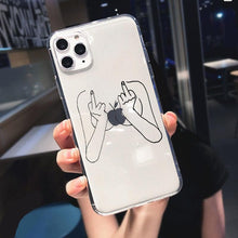 Load image into Gallery viewer, Abstract Soft Unique Silicon Phone Case For iPhone 14 13 Pro Max 12 Pro Luxury Clear Transparent Charming Silicone Protective Lightweight Ultra Thin Cover Pattern Printed  Back Cover
