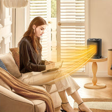 Load image into Gallery viewer, 1500W Portable Ceramic Space Heater with Thermostat &amp; Safety Protection with Carry Handle
