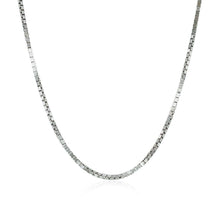 Load image into Gallery viewer, 14k White Gold Classic Box Chain 1.1mm
