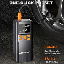 Load image into Gallery viewer, Acmount Tire Inflator Portable Air Compressor 150PSI
