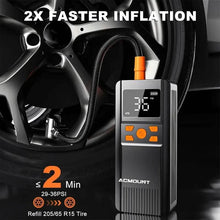 Load image into Gallery viewer, Acmount Tire Inflator Portable Air Compressor 150PSI
