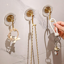 Load image into Gallery viewer, Acrylic Self Adhesive Hooks Wall Hook Home Décor Bathroom Towel Hooks Rack Hanging Coat Hanger Door Back Keys Hanger Bag Holder Wall Hanger Storage Organizer for Living Room Bedroom Wall Door
