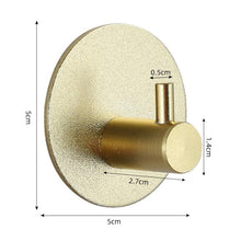 Load image into Gallery viewer, Adhesive Wall Hooks Mounted Door Key Cloth Coat Bathroom Robe Hanger Kitchen Hardware Rack Shelf Bag Hook Organizer For Hanging  Bathroom Toilet Sticky Hook
