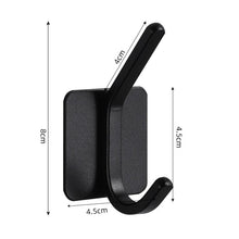 Load image into Gallery viewer, Adhesive Wall Hooks Mounted Door Key Cloth Coat Bathroom Robe Hanger Kitchen Hardware Rack Shelf Bag Hook Organizer For Hanging  Bathroom Toilet Sticky Hook
