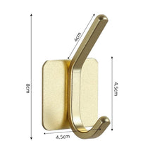 Load image into Gallery viewer, Adhesive Wall Hooks Mounted Door Key Cloth Coat Bathroom Robe Hanger Kitchen Hardware Rack Shelf Bag Hook Organizer For Hanging  Bathroom Toilet Sticky Hook
