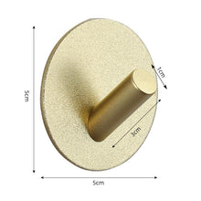 Load image into Gallery viewer, Adhesive Wall Hooks Mounted Door Key Cloth Coat Bathroom Robe Hanger Kitchen Hardware Rack Shelf Bag Hook Organizer For Hanging  Bathroom Toilet Sticky Hook
