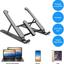 Load image into Gallery viewer, Adjustable Foldable Laptop Stand
