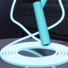 Load image into Gallery viewer, Adjustable Night Glowing Skipping Rope Luminous Jump Ropes Exercise LED Light Up Outdoor Fitness Training Luminous Adjustable Skipping Rope Glowing Tangle Free Jumping Rope For Girls Women Men Fitness Exercise Workout 2.8m
