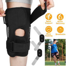 Load image into Gallery viewer, Adjustable Open Patella Compression Knee Brace
