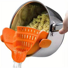 Load image into Gallery viewer, Adjustable Silicone Pot Strainer and Pasta Strainer
