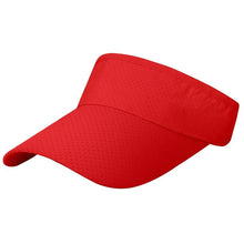 Load image into Gallery viewer, Adjustable Summer Breathable Hats Men Women Sun Protection Sports Golf Tennis Visor Hat Adjustable Visor UV Protection Top Empty Solid Sports Outdoor Running Sunscreen Strong Cap
